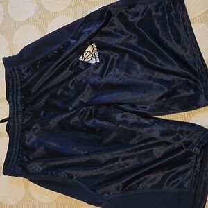 Above the RIM basketball shorts, mens, xl, navy with pockets